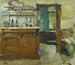 The Bar at the Hôtel Baudy, Giverny - Theodore Robinson — artwork view