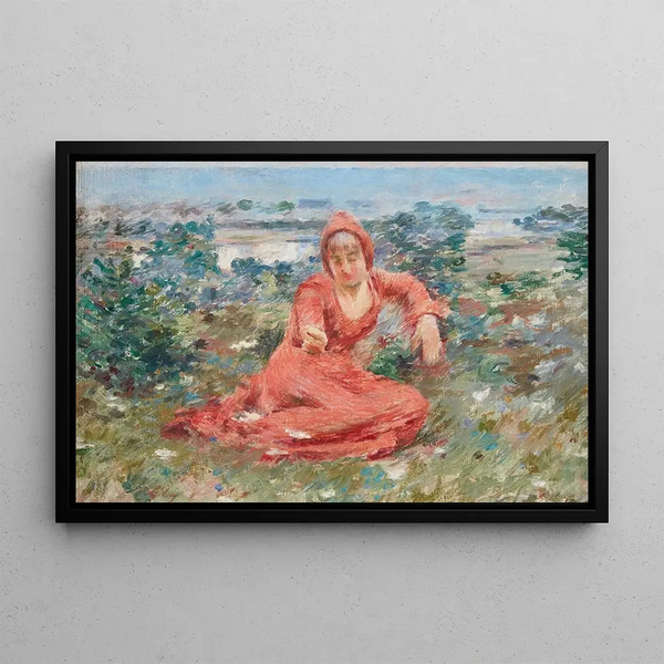 Medieval Age Painting - Theodore Robinson — framed artwork on a wall
