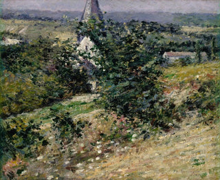 Old church in Giverny - Theodore Robinson — artwork view