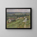 La vallée d'Arconville - Theodore Robinson — framed artwork on a wall
