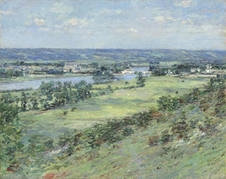 The Seine Valley from the Giverny Hills - Theodore Robinson — artwork view