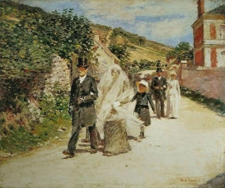 La Marche nuptiale - Theodore Robinson — artwork view