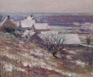 Winter Landscape Painting - Theodore Robinson — artwork view