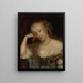 Portrait of a lady - Theodore Russell — framed artwork on a wall