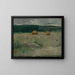 Giverny Farm Painting - Theodore Wendel — framed artwork on a wall