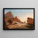 Arques, castle ruins - Théodore Duclère — framed artwork on a wall