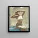 Au bain - Theodoros Ralli — framed artwork on a wall