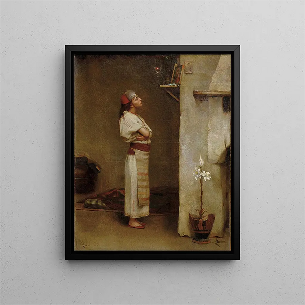 Devotion - Theodoros Ralli — framed artwork on a wall