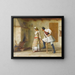 Flirtation - Theodoros Ralli — framed artwork on a wall