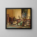 Interior house painting - Theodoros Ralli — framed artwork on a wall
