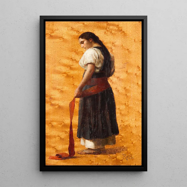 La ceinture - Theodoros Ralli — framed artwork on a wall