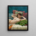Odalisque - Theodoros Ralli — framed artwork on a wall
