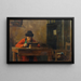 Rabbin lisant - Theodoros Ralli — framed artwork on a wall