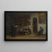 Refectory in a Greek monastery - Theodoros Ralli — framed artwork on a wall