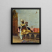 Enfiler des perles - Theodoros Ralli — framed artwork on a wall