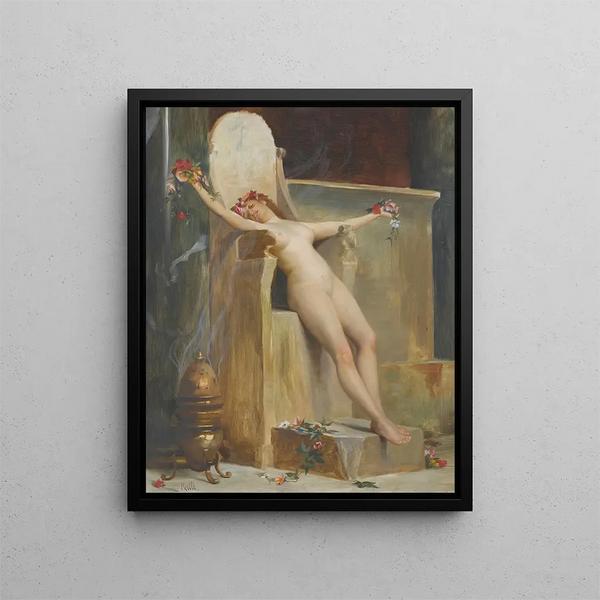 L'Offrande - Theodoros Ralli — framed artwork on a wall