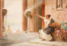 Flower Seller at the Parthenon - Theodoros Ralli — artwork view