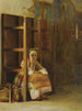 Young girl in a Greek church - Theodoros Ralli — artwork view