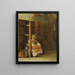 Young girl in a Greek church - Theodoros Ralli — framed artwork on a wall