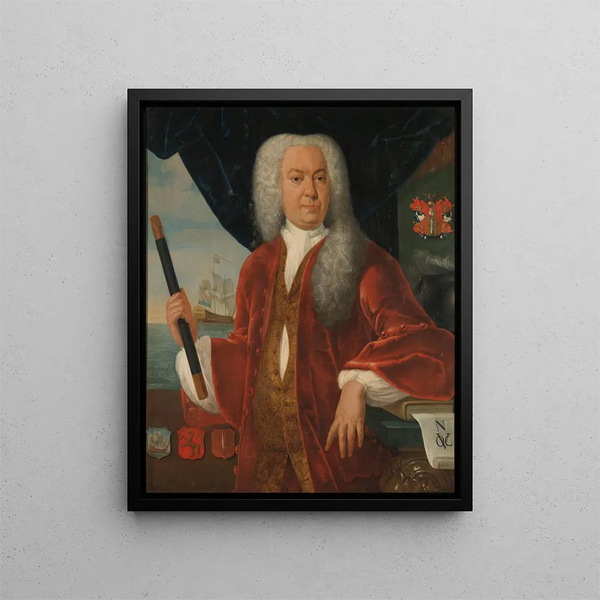 Adriaan Valckenier 1737-1741 - Theodorus Justinus Rheen — framed artwork on a wall