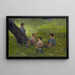Boys in Green - Theophil Preiswerk — framed artwork on a wall