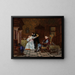 The trusting and drowsy husband - Théophile Gide — framed artwork on a wall