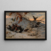 Winter Painting - Théodore Gudin — framed artwork on a wall