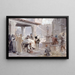 Sketch for the staircase of the Sorbonne, Ambroise by the Metz seat - Théobald Chartran — framed artwork on a wall