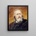 Portrait painting of Henri Maubant 1821-1902 member of the Comédie-Française - Théobald Chartran — framed artwork on a wall