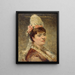 Portrait of Édile Riquer - Théobald Chartran — framed artwork on a wall