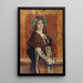 Portrait of Sarah Bernhardt 1844-1923 in Gismonda - Théobald Chartran — framed artwork on a wall