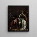 Priam asking Achilles for Hector's body - Thobald Chartran — framed artwork on a wall