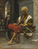 The Hookah Smoker - Théobald Chartran — artwork view