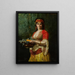 The Orange Seller - Théobald Chartran — framed artwork on a wall