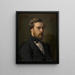 Self-portrait - Théodore Joseph Canneel — framed artwork on a wall