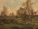 La forêt de Fontainebleau, soirée d'automne - Théodore Baron — artwork view