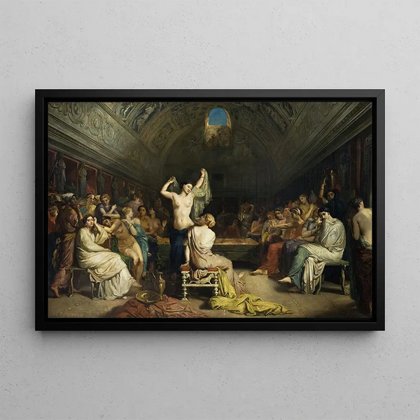 Tépidarium - Théodore Chassériau — framed artwork on a wall