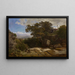 Landscape in Dauphiné - Théodore Fourmois — framed artwork on a wall