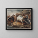 Horses of War - Théodore Géricault — framed artwork on a wall