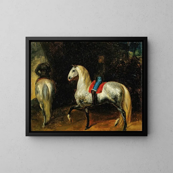 The Eater - Théodore Géricault — framed artwork on a wall