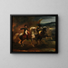 Napoleon giving an order to a senior officer of the Guides - Théodore Géricault — framed artwork on a wall