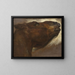 Study of a Dead Horse - Théodore Géricault — framed artwork on a wall