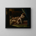 Three Lovers - Théodore Géricault — framed artwork on a wall