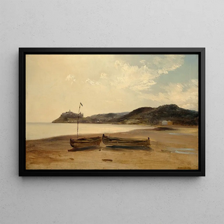 Thodore Gudin - Boats on the Beach.webp