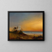 Côte in Algeria - Théodore Gudin — framed artwork on a wall