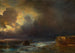 Coastal Scene under Moonlight - Théodore Gudin — artwork view