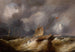 The Storm - Théodore Gudin — artwork view