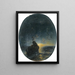 The Shipwrecked - Théodore Gudin — framed artwork on a wall