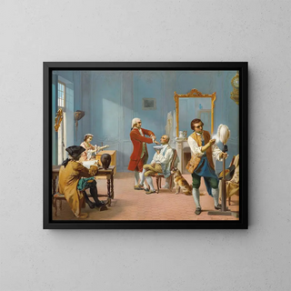 The Toilet - Théodore Pierre Nicolas Maillot — framed artwork on a wall