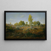A Path Among the Rocks - Théodore Rousseau — framed artwork on a wall